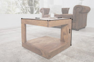 Massief kostbare houten salontafel GIANT 45 cm Sheesham Stone Finish