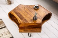 Massief sheesham hout salontafel met onder opbergruimte