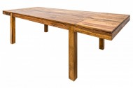 Massief Sheeshamhout Eettafel PURE 160-240cm met Verlengbare platen