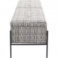 Bank 120cm met Knoppen en Opslag