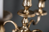 Barok kandelaar 40 cm goud 5-armige gepolijst aluminium kandelaar