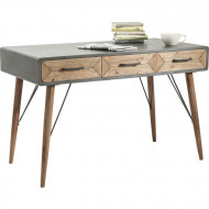 Bureau X Factory 3 Drw 120x60cm