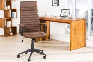 Bureaustoel Latin Hoge bruine vintage