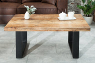 Design salontafel IRON 100cm mangohout ijzer industrieel design