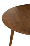 Eettafel Rond Mango Hout Bruin 120cm