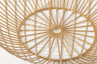 Elegante salontafel STORAGE 51 cm goud witte opbergmand met dienblad