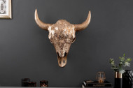 Elegante stierenkop matador 56 cm goud met mozaïek decoratie wanddecoratie