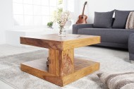 Massief edelhouten salontafel GIANT Sheesham 60 cm Stone Finish