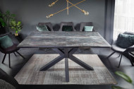 Moderne keramische eettafel ETERNITY 180-225cm Lava uitschuifbaar