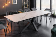 Moderne uitschuifbaar keramische eettafel 180-225cm marmer look
