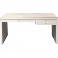Spiegelend Bureau Luxe Champagne 140x60cm