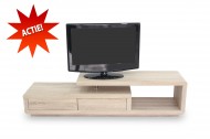 TV / HiFi Meubel Model: Spring II - Licht sonoma eiken optiek