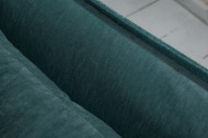 Velours petrol 3-zitsbank Afneembare Hoes Leaf 210 cm