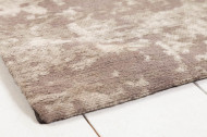 Vintage katoenen vloerkleed 350x240cm beige-grijs verwassen gebruikte look