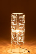 Vloerlamp Rond Metaal Wit 70cm