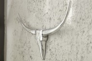 Wandgewei Model: Bull - Zilver - 75cm