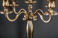 Barok kandelaar 40 cm goud 5-armige gepolijst aluminium kandelaar