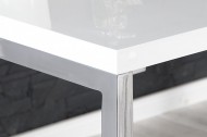 Bureau hoogglans wit white desk 160x60cm