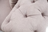 Chesterfield bank 3 zits 225cm zachte katoenen met twee kussens