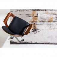 Design Bureaustoel met Walnoot accenten