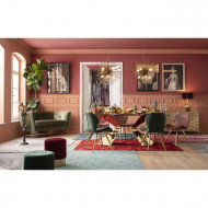 Eettafel Gloria Goud 200x100cm