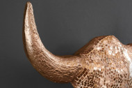 Elegante stierenkop matador 56 cm goud met mozaïek decoratie wanddecoratie