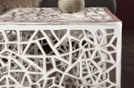 Handgemaakte Design Salontafel Zilver ABSTRACT 49 cm set van 2