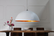 Hanglamp met elegant design GLOW 50cm witgouden hanglamp