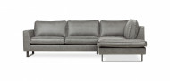 Hoekbank met ottomaan Model Turi