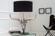 Imposante tafellamp EL TORO 68 cm zwarte stierenkop !!!!