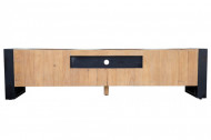 Massief tv-lowboard 200 cm grenenhout in industrieel design