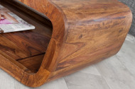 Massieve salontafel Curf 100 cm Sheesham Wood Stone Finish TV-Lowboard
