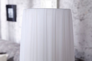 Moderne design vloerlamp PARIS 120cm witte vloerlamp met plissé kap