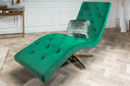 Moderne Relax stoel 165 cm smaragdgroen
