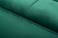 Retro bank 3 zits fluweel stof smaragdgroen NOBLESSE 225 cm