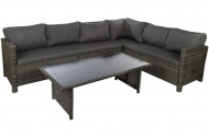 Tuin lounge hoekbank set inclusief zitkussens