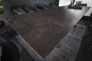 Uitschuifbare eettafel Gomes 180-220-260 cm keramiek plaat in grafiet look