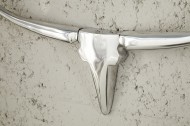 Wandgewei Model: Bull - Zilver - 75cm
