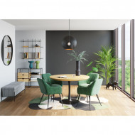Bank 120cm met Knoppen en Opslag