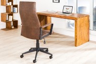 Bureaustoel Latin Hoge bruine vintage