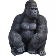 Deco Object Monkey Gorilla Side XL Zwart