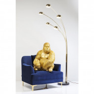 Decoratie figuur Monkey Gorilla Side XL Goud