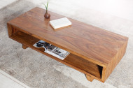 Design salontafel RETRO 110cm Sheesham Stone Finish tv-plank design klassieker