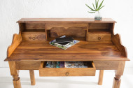 Elegant secretaresse HEMINGWAY L 115 cm Bureau Sheesham massief hout