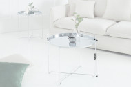Filigraan salontafel MARRAKESCH 56 cm zilveren dienbladtafel Afneembaar tafelblad