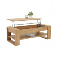FUNCTIONELE Salontafel 130cm Opbergruimte onder het tafelblad