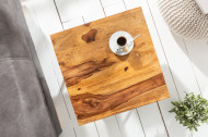 Handgemaakte bijzettafel 45cm Sheesham haarspeldpoten