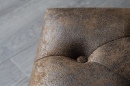 Hocker Model: Chesterfield - Antiek Bruin