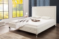 Modern design 2 persoons-bed extra vagância 180 x 200 cm, wit gestoffeerd bed