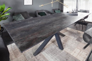 Moderne keramische eettafel ETERNITY 180-225cm Lava uitschuifbaar